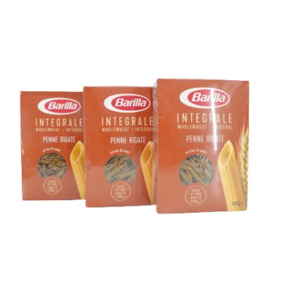 Mì Ý Nguyên Cám Các Dạng Ống Tre Ngắn Penne BARILLA 500g