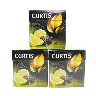 Trà Túi Lọc Hiệu Curtis Hương Chanh Vàng – Tea Curtis Sunny Lemon 34g