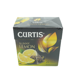 Trà Túi Lọc Hiệu Curtis Hương Chanh Vàng – Tea Curtis Sunny Lemon 34g