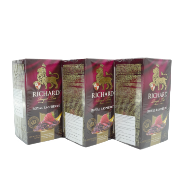 Trà Thảo Mộc Trái Cây Túi Lọc Thượng Hạng – Richard Hương Mâm Xôi 37.5g