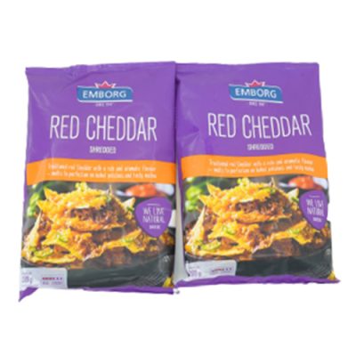 Phomai Bào Sợi Red Cheddar Emborg 200g