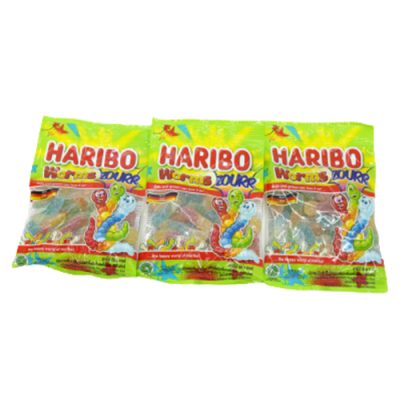 Kẹo Dẻo Haribo Worms 80gr