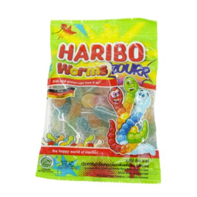 Kẹo Dẻo Haribo Worms 80gr