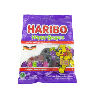 Kẹo Dẻo Haribo Happy Grapes 80GR