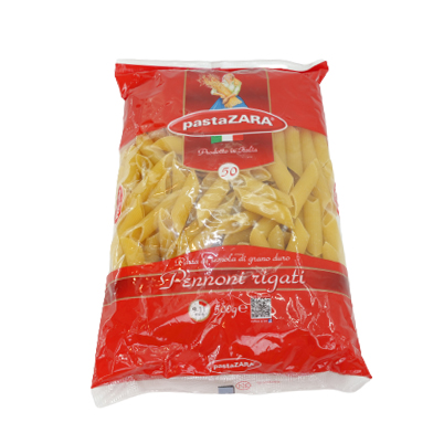Nui Ý Ống Xéo 50 PASTA ZARA 500g