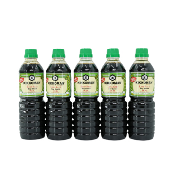 Nước Tương Ít muối 43% KIKKOMAN 600ml