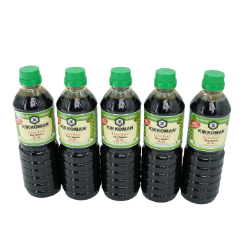 Nước Tương Ít muối 43% KIKKOMAN 600ml