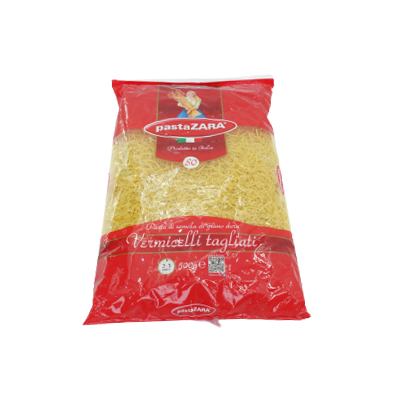 Nui Tăm Cắt Khúc Số 80 Pasta Zara Gói 500g