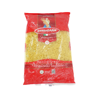 Nui Tăm Cắt Khúc Số 80 Pasta Zara Gói 500g