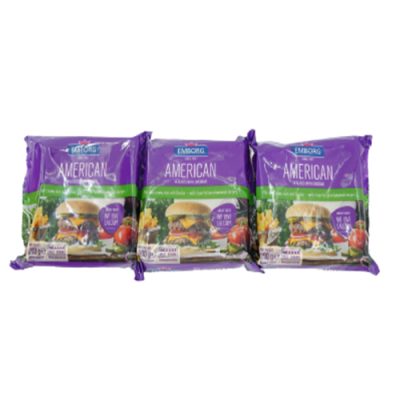 Phô Mai Lát American Với Cheddar Hiệu Emborg 200gr