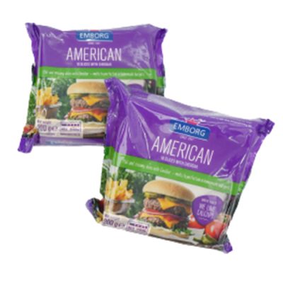 Phô Mai Lát American Với Cheddar Hiệu Emborg 200gr