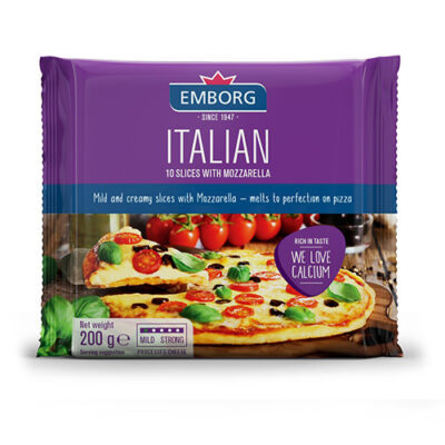 Phô Mai Lát Mozzarella Italian Emborg 200gr