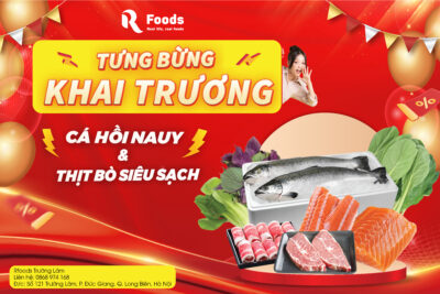 Khuyến mãi khủng mừng khai trương Rfoods Trường Lâm