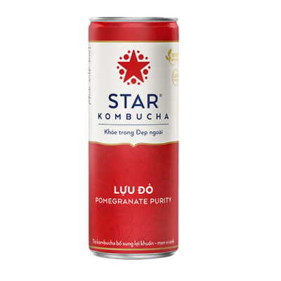 Star Kombucha-Lựu Đỏ 250ml T12