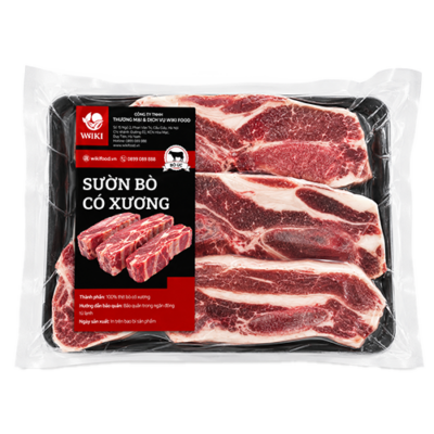 Sườn bò Úc có xương 500g