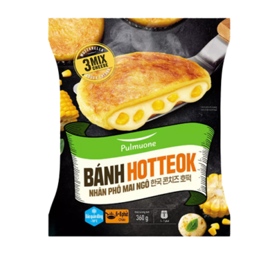 Bánh HOTTEOK nhân phô mai ngô 360g
