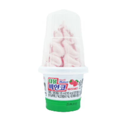 Kem DOUBLE Bianco berry & berry (Kem Hồng tuyết vị quả mọng) 185ml