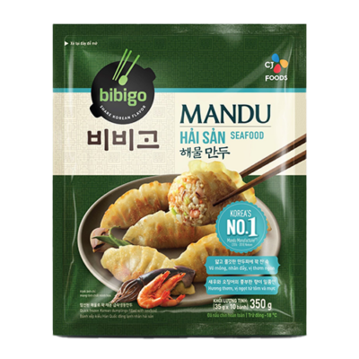 Bánh Mandu Hải Sản CJ Bibigo – Gói 350g